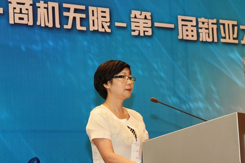 廣州市僑聯(lián)副主席梁瑞冰出席食品論壇并致辭。