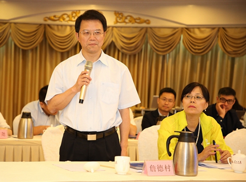 市科創(chuàng)委副主任詹德村與嘉賓互動(dòng)交流